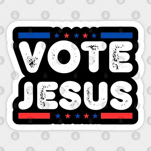 Republican-Jesus Sticker by Creatifly Graphic Tees